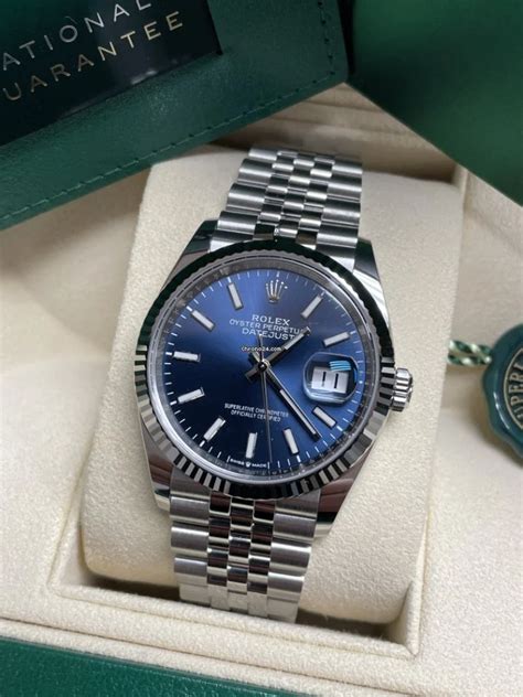 tutti i modelli rolex datejust blu 1990|Rolex Datejust 36 36mm Blue Dial 1990 .